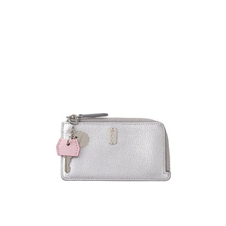 Leather Key Charm Piccolo Powder Pink