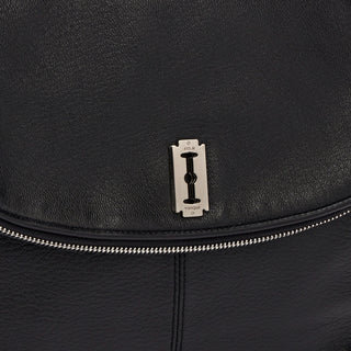 Halfmoon Flap Shoulder S Black