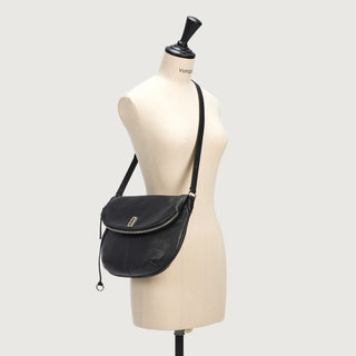 Halfmoon Flap Shoulder S Black