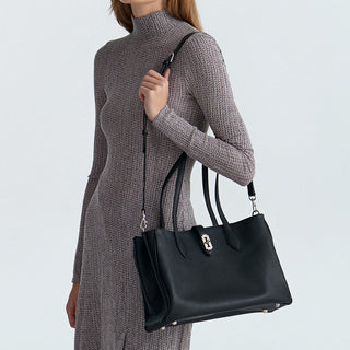 Toque Soft Tote L Black