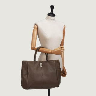 Perfec Just Watch Tote L Burn Brown