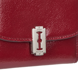 Occam Lune Half Wallet Berry Red