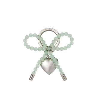 Heart Ribbon Charm Mint