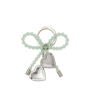 Heart Ribbon Charm Mint