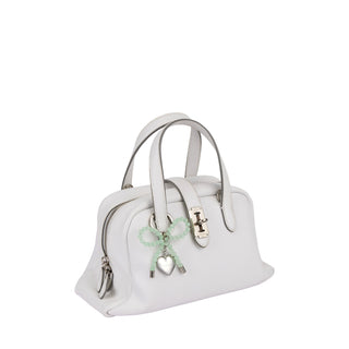 Heart Ribbon Charm Mint