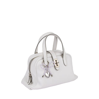 Heart Ribbon Charm Purple