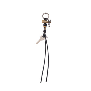 Luckey Pebble Charm Black