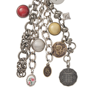 Wicked Metal Charm Silver