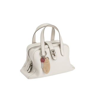 Suede Round Key Charm Soul Beige