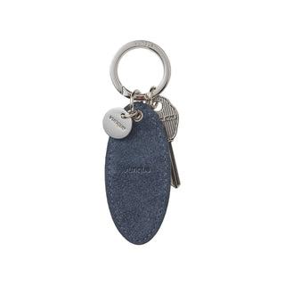 Suede Round Key Charm Goth Navy