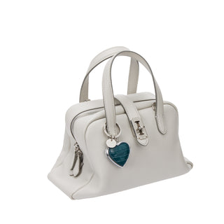 Heart Pocket Mirror Charm Green