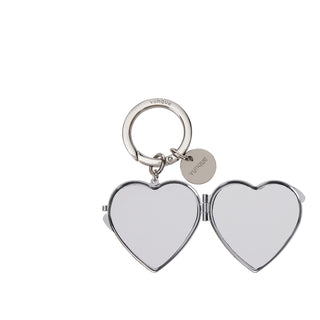 Heart Pocket Mirror Charm Hologram