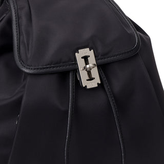 Hey Pintuck Backpack M Black