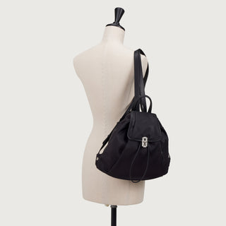 Hey Pintuck Backpack M Black
