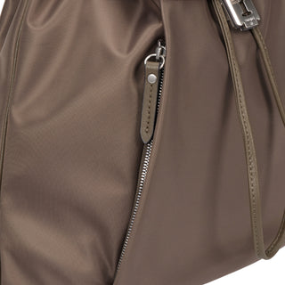 Hey Pintuck Backpack M Burn Brown