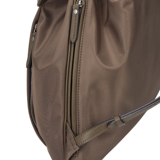 Hey Pintuck Backpack M Burn Brown