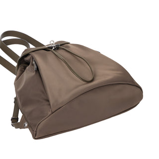 Hey Pintuck Backpack M Burn Brown