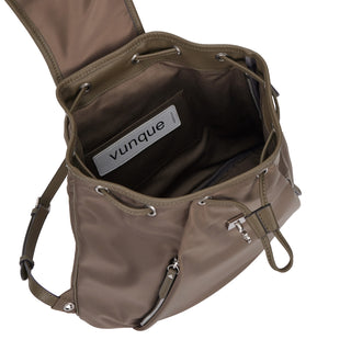 Hey Pintuck Backpack M Burn Brown