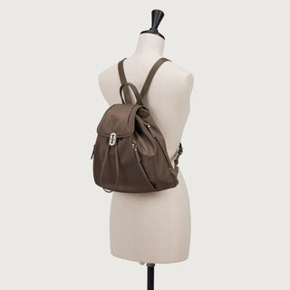 Hey Pintuck Backpack M Burn Brown