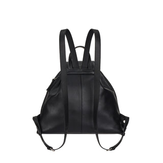 Hey Pintuck Leather Backpack M Black