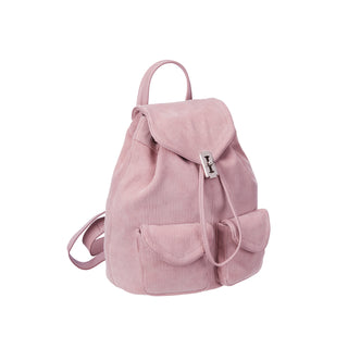 Occam Doux Double Pocket Corduroy Backpack M Indie Pink