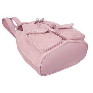 Occam Doux Double Pocket Corduroy Backpack M Indie Pink