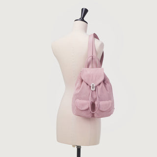 Occam Doux Double Pocket Corduroy Backpack M Indie Pink