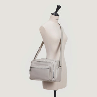 Perfec Multi Pocket Cross M Stone Beige