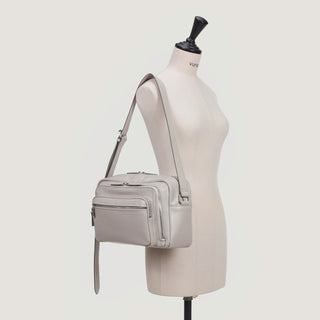 Perfec Multi Pocket Cross M Stone Beige