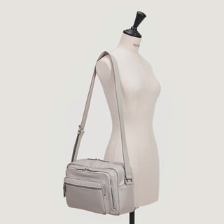 Perfec Multi Pocket Cross M Stone Beige