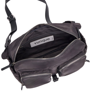 Hey Double Pocket Cross S Deep Grey