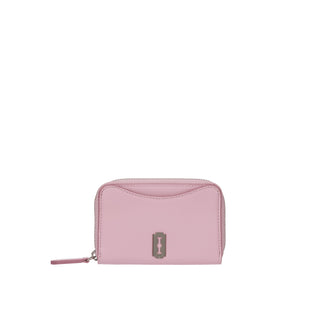 Halfmoon Wave Zipper Card Wallet Mellow Pink