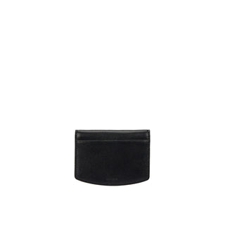 Halfmoon Round Photo Card Wallet Black