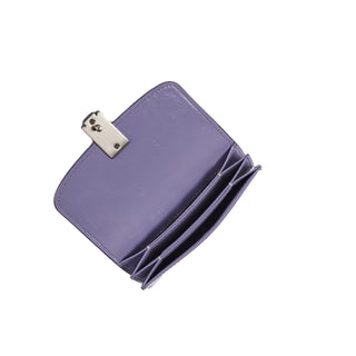 Occam Lune Accordion Card Wallet Fuzzy Purple