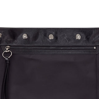 Perfec Button Up Light Hobo L Black