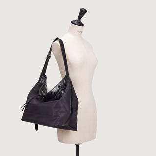 Perfec Button Up Light Hobo L Black