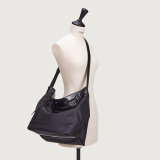 Perfec Button Up Light Hobo L Black