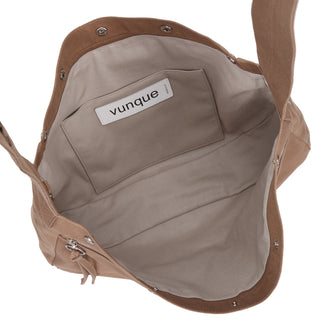 Perfec Button Up Rider Hobo L Rough Beige
