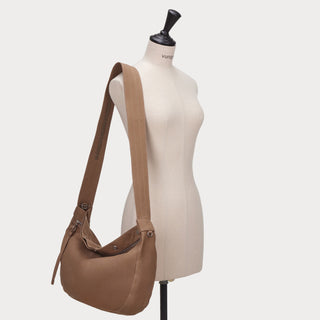 Perfec Button Up Rider Hobo L Rough Beige