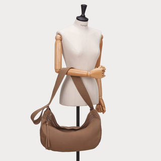 Perfec Button Up Rider Hobo L Rough Beige