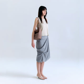 Perfec Baggy Hobo S Latte Pink