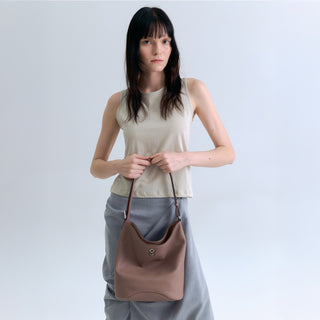 Perfec Baggy Hobo S Latte Pink