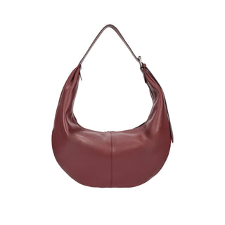 Halfmoon Baggy Hobo L Currant Burgundy
