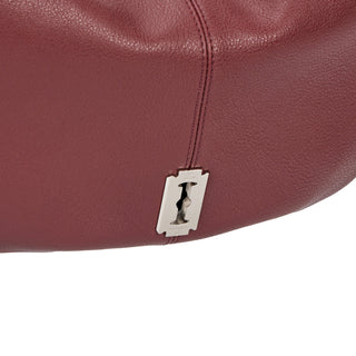 Halfmoon Baggy Hobo L Currant Burgundy