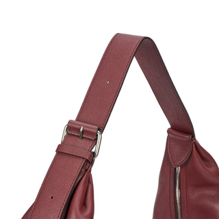 Halfmoon Baggy Hobo L Currant Burgundy