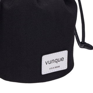 Perfec Drawstring Pouch S Black
