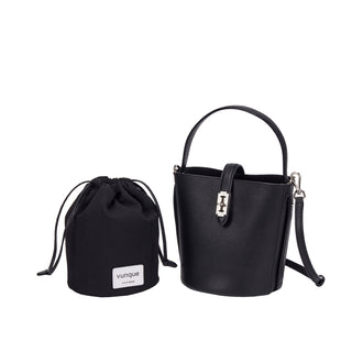 Perfec Drawstring Pouch S Black