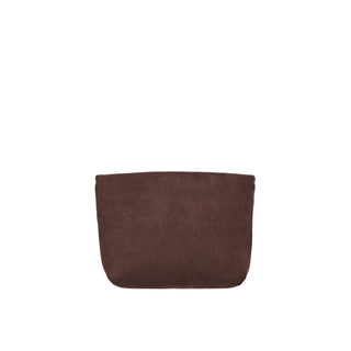 Perfec Goth Suede Pouch Rum Brown