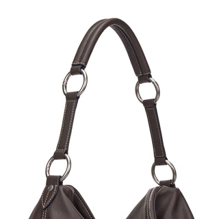Halfmoon Attache Shoulder M Dark Brown