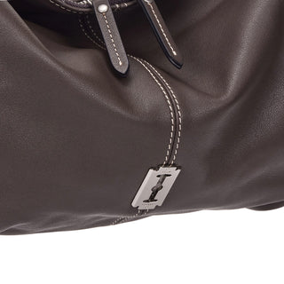 Halfmoon Attache Shoulder M Dark Brown